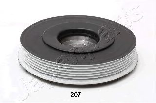 JAPANPARTS PU-207 Belt Pulley, crankshaft